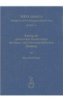 Katalog Der Griechischen Handschriften Der Staats- Und Universitatsbibliothek Hamburg