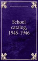 School catalog, 1945-1946