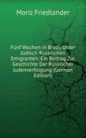 Funf Wochen in Brody Unter Judisch-Russischen Emigranten