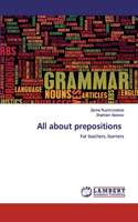 All about prepositions