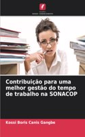 Contribuição para uma melhor gestão do tempo de trabalho na SONACOP