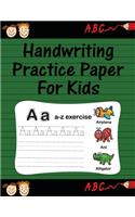 Handwriting practice paper