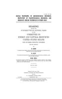 Illegal trafficking of archaeological resources, protection of paleontological resources, and designate certain waterways in Puerto Rico