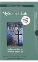 Mysearchlab with Pearson Etext -- Standalone Access Card -- For Introduction to Christian Ethics