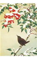 Bird on Berry Tree Half Notecards