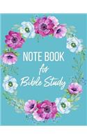 Note Book For Bible Study