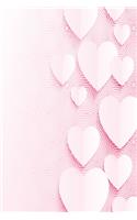 Notebook full of hearts