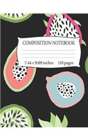 Composition Notebook 7.44 x 9.69 Inches 110 pages: Bullet Dot Grid College Gift for Students, Teacher, Friend To Write Goals, Ideas & Thoughts, Writing, Notes, Doodling