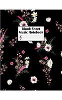 Blank Sheet Music Notebook