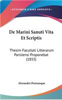 de Marini Sanuti Vita Et Scriptis