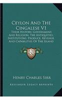 Ceylon And The Cingalese V1