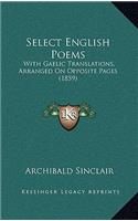 Select English Poems