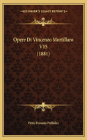 Opere Di Vincenzo Mortillaro V15 (1881): (Italian)