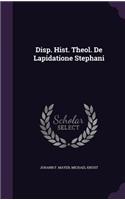 Disp. Hist. Theol. de Lapidatione Stephani
