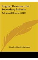 English Grammar For Secondary Schools