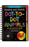 Scratch & Sketch Dot-To-Dot Animals (Trace-Along)