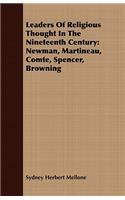 Leaders Of Religious Thought In The Nineteenth Century