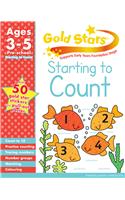 Gold Stars Starting to Count Preschool Workbook