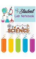 Student Lab Notebook: Laboratory Notebook for Science Student / Research / College (8.5 X 11 Large)(110 Pages)