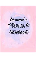 Women's Drawing Notebook: Graph Paper Notebook