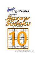 Brainy's Logic Puzzles Extreme Jigsaw Sudoku #10