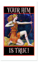 Lady Archer Congratulations Greeting Card