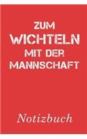 Zum Wichteln Mit Der Mannschaft Notizbuch