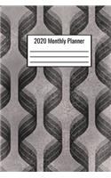 2020 Monthly Planner: 2020 Month To Month Planning Notebook 6x9 Plan Each Month With Tasks And Notes - Monthly 2020 Journal Planner