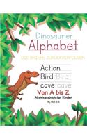 Dinosaurier Alphabet Die Briefe Zurückverfolgen Von A bis Z Aktivitätsbuch für Kinder Alter 2-5