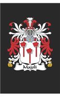 Majoli: Majoli Coat of Arms and Family Crest Notebook Journal (6 x 9 - 100 pages)