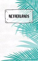 Netherlands: Dotted Travel Diary Notebook or Journey Dotted Grid Journal - Holiday Trip Pocketbook for Men and Women with Dots