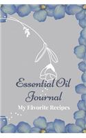 Essential Oil Recipe Journal - Special Blends & Favorite Recipes - 6" x 9" 100 pages Blank Notebook Organizer Book 13