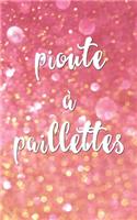pioute à paillettes.