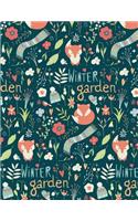 Fox Notebook: Wildlife Animal Journal Notebook Ruled Lined Page Women Girl Men Boy Teen Writing Diary College Winter Flower Leaves Nature Garden Record Plan Dog N(5 Fox Notebook)