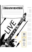 6 String Guitar Tab Notebook