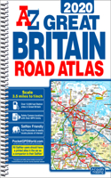 GREAT BRITAIN ROAD ATLAS 2020  A4 SPIRA