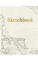 Sketchbook: Personalized Artist Sketchbook, Notebook: Blank Paper for Drawing, Creative Doodling or Sketching