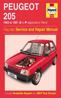 Peugeot 205 Petrol (1983-1997) Service and Repair Manual