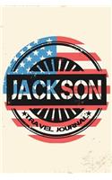 Jackson Travel Journal: Blank Lined Vacation Holiday Notebook