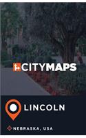 City Maps Lincoln Nebraska, USA