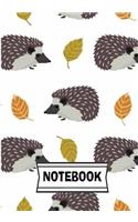 Notebook: Hedgehogs: Journal Diary, 110 Lined pages, 7" x 10"