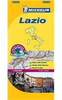 Lazio - Michelin Local Map 360: Map