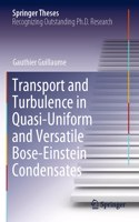 Transport and Turbulence in Quasi-Uniform and Versatile Bose-Einstein Condensates