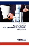 Determinants of Employment in Bangladesh