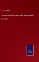 Zur neuesten Culturgeschichte Deutschlands