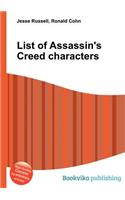List of Assassin's Creed Characters: (English)