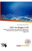 1931 En Rugby XV: (French)