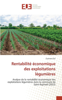 Rentabilité économique des exploitations légumières