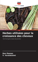 Herbes utilisées pour la croissance des cheveux