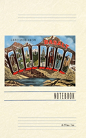 Vintage Lined Notebook Greetings from Basalt